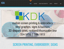 Tablet Screenshot of kdkshop.com